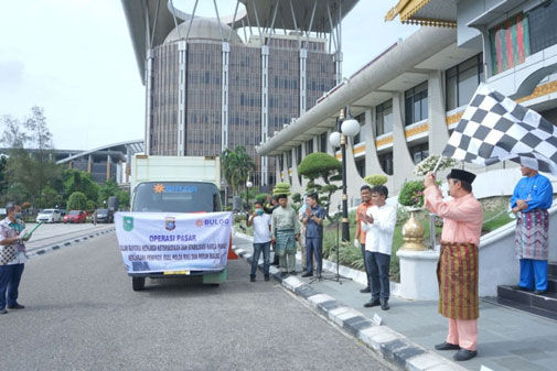 Sambut Ramadan, Pemprov Riau Launching Operasi Pasar