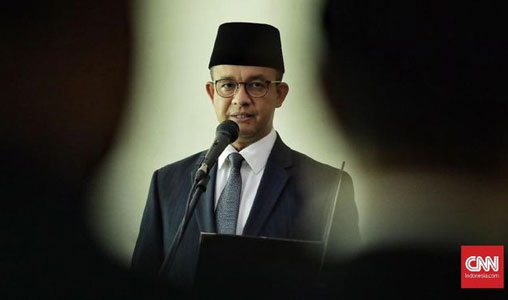 Anies Minta Warga Tak Keluar Jakarta dalam 3 Pekan
