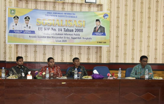 Diskominfotik Bengkalis Gelar Sosialisasi UU KIP
