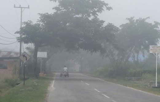 Bengkalis Diselimuti Kabut Asap