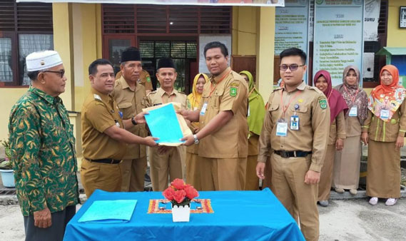Camat Kepenuhan Buka Pelaksanaan Ujian Sekolah SMAN 1 Kepenuhan 2019/2020