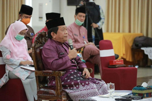 Sekda Riau Laporkan Update Penanganan COVID19 ke Kemendagri