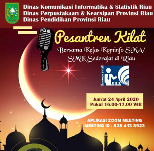 Kelas Kominfo Riau Gelar Pesantren Kilat Online