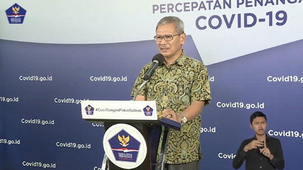 Corona RI 25 April, 8607 Positif, 720 Meninggal, 1042 Sembuh