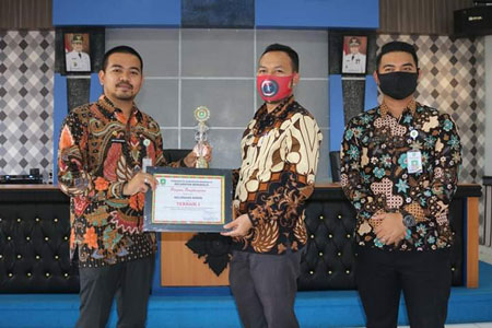 Tameran dan Damon Desa dan Kelurahan Terbaik se-Kecamatan Bengkalis