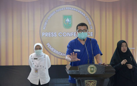 Update Positif Covid-19 di Riau Jadi 41 Kasus