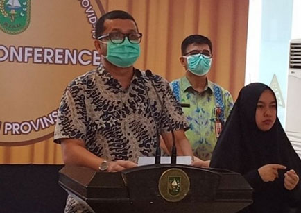 Indra Yovi: Pasien Positif Covid-19 di Riau Jadi 30 Kasus