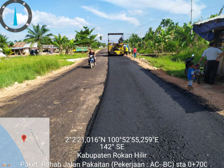 Pemkab Rohil Gencar Bangun Infrastruktur Hingga Kepelosok Desa