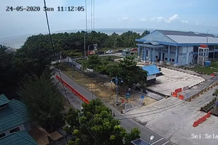 Hari Pertama Idul Fitri 1441 H, Pelabuhan Air Putih dan Sungai Selari Sepi Antrian