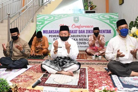 Plh Bupati Bengkalis Semangati Tim Gugus Tugas Covid-19