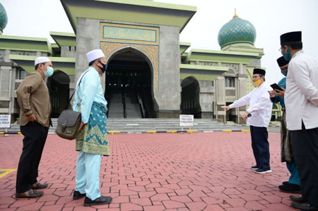 Gubri Ingin Masjid Raya Annur Jadi Contoh Penerapan Protokol Kesehatan