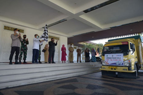 Sambut Idul Fitri, Gubri Resmi Launching Operasi Pasar