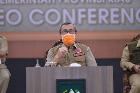 Pusat Tunjuk Riau Jadi Percontohan Penerapan Masyarakat Produktif dan Aman Covid-19