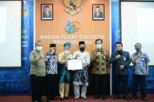 Pemprov Riau Apresiasi Pencanangan BPS Bebas Korupsi