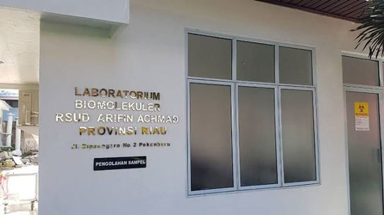 Laboratorium Biomolekuler RSUD Arifin Achmad Telah Periksa 4.097 Spesimen