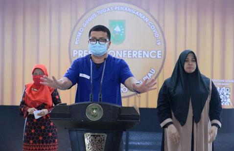 8 Kasus Baru, Positif Covid-19 Riau Jadi 142 Kasus, 7 Diantaranya Klaster BRI