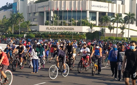 Banyak Masyarakat Tak Jaga Jarak Aman Covid-19, Gugus Tugas Minta CFD Dievaluasi