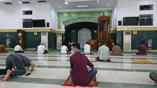 New Normal, Masjid Raya An Nur Provinsi Riau Kembali Dibuka
