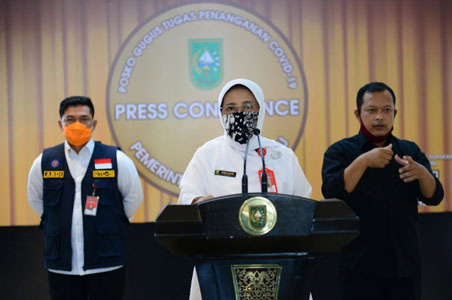 Total PDP Covid 19 Riau Sebanyak 1.846 orang dan 151 Orang Dirawat