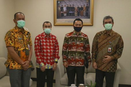 Gubri Syamsuar Laporkan Kondisi 4 Sungai Besar di Riau ke Kementerian PUPR