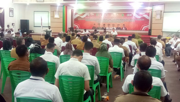 Seluruh ASN Rohil Uji Swab, Bupati: Pertahankan Kekompakan dan Kebersamaan