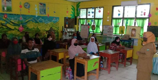 Masa Pandemi Covid-19, SMPN 7 Tualang Lakukan Sosialisasi Kegiatan Belajar Jarak Jauh