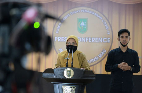 Update Covid-19 Riau: Nihil Positif Satu Pasien Sembuh