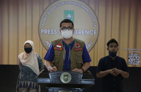 Update Covid-19 Riau: Tambah 1 Kasus Positif dan 5 Sembuh