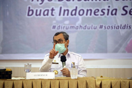 Seluruh Pegawai Pemprov Riau Bagian Pelayanan akan Dilakukan Tes Swab