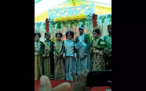Viral Empat Bersaudara Nikah Bersamaan, Maharnya Tanah, Emas Hingga Uang Tunai