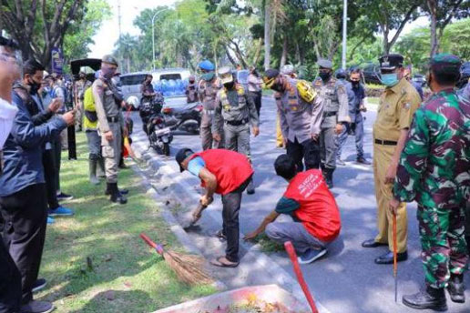 115 Warga Terjaring Dalam Razia Masker Tim Gugus Tugas Covid-19 Kota Pekanbaru