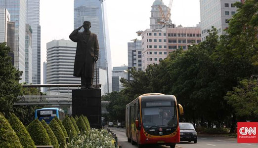 Patung Jenderal Sudirman Bakal Dipasangi Masker