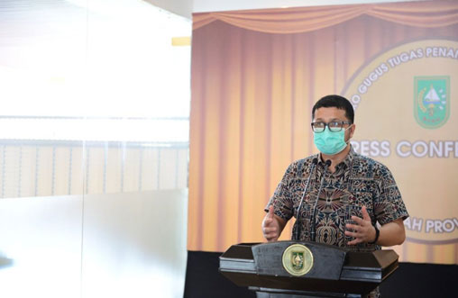 Update Covid-19 Riau: Tambah 15 Kasus, Total Terkonfirmasi 621 kasus