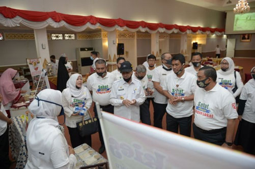 Gerakan Kampanye Diversifikasi Pangan, Gubri Tinjau UMKM Lokal