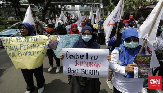Buruh Demo RUU Ciptaker, Polisi Alihkan Lalin Sekitar DPR
