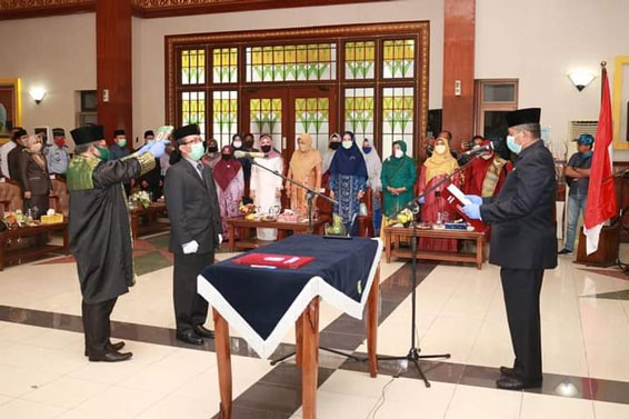 Bupati Alfedri Resmi Lantik Arfan Usman Sebagai Sekdakab Siak