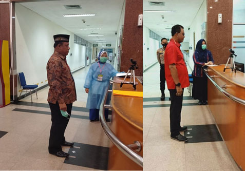 Jalani Tes Kesehatan, Paslon Bupati dan Wakil Bupati Rohil H Suyatno dan Jamiluddin Sehat dan Siap Bertanding