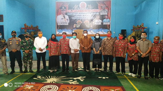 Bupati Rohil H Suyatno Kukuhkan Paguyuban Kesenian Etnis Jawa Setyo Budoyo di Bagan Sinembah