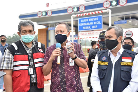 Masuk Jalan Tol Pekanbaru-Dumai Wajib Gunakan Kartu e-money