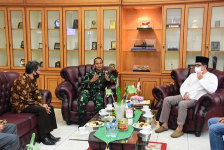 Bahas Kelestarian Cagar Budaya, BP BTT Kunjungan Danrem 031/WB