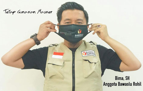 Melanggar Protokol Kesehatan, Bawaslu Rohil Beri Peringatan Tertulis Kepada Paslon AHAD dan AMAN