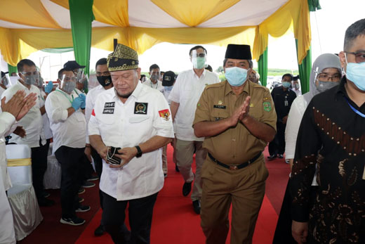 Bupati Siak Alfedri Sambut Kunjungan Kerja Ketua DPD RI ke kabupaten Siak