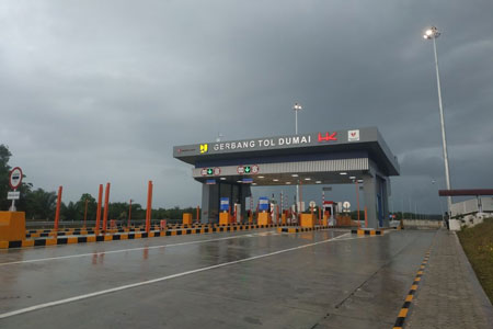 Mulai 2 November Masuk Tol Pekanbaru-Dumai Berbayar