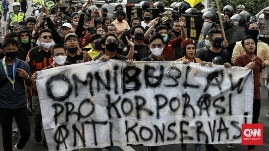 Tolak Omnibus Law, Mahasiswa Se-Indonesia Demo 8 Oktober