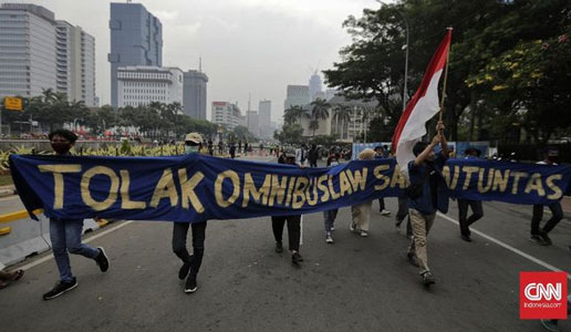 Kampus Tolak Fasilitasi Tes Covid Mahasiswa Pedemo Ciptaker