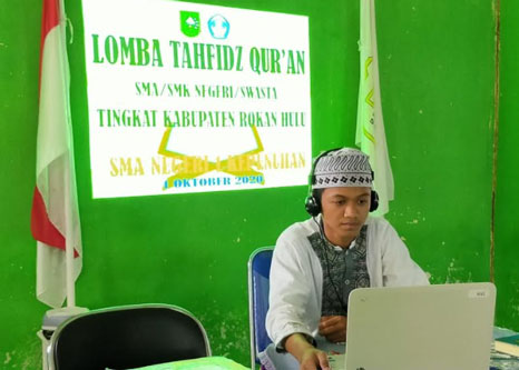 Siswa SMA Negeri 1 Kepenuhan Wakili Rohul di Ajang Tahfidz Quran Tingkat Provinsi Riau