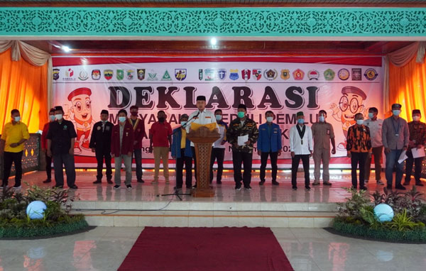 19 Ormas dan Organisasi Kepemudaan Riau Deklarasi Anti Money Politic