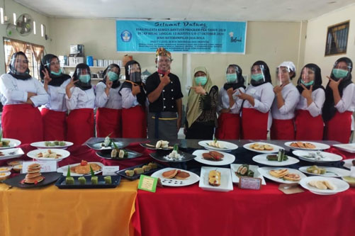 LKP Helmi Sukses Menggelar Uji Kompetensi Bidang Tata Boga pada Banper PKK Tahun 2020