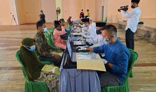 376 Peserta MTQ Ke-45 Tingkat Kabupaten Bengkalis Lakukan Pendaftaran Ulang