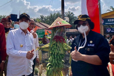 Gubri Hadiri Peresmian Kebun Bibit Desa di Kabupaten Kampar
